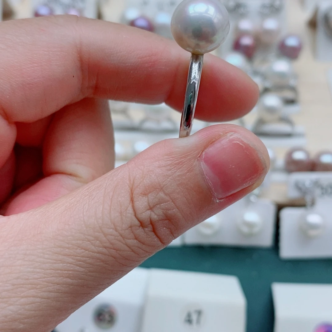 吊坠(赠链)银S925镶嵌淡水珍珠