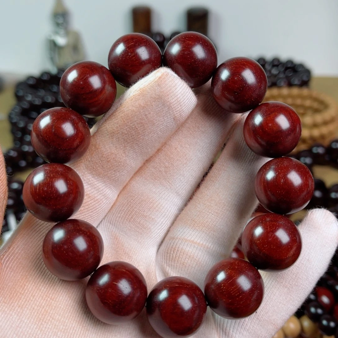 手串/手链小叶紫檀1.8高油润龙鳞多星小满星