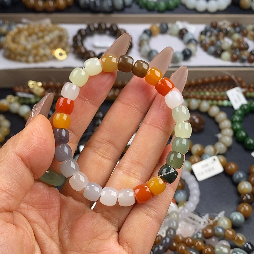 和田玉手串未镶嵌