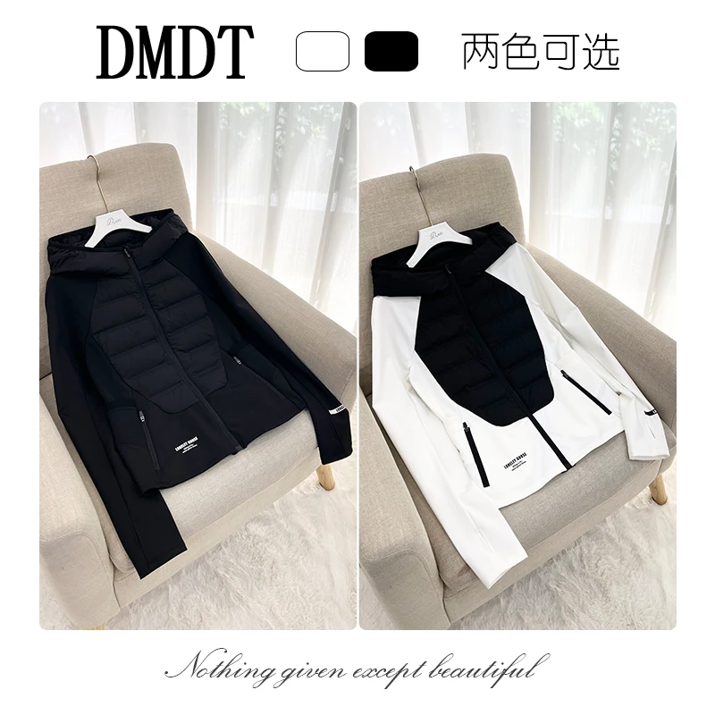 【DMDT服饰】2025冬季新品 “暖随行”连帽显瘦白鹅绒长袖羽绒服8F387