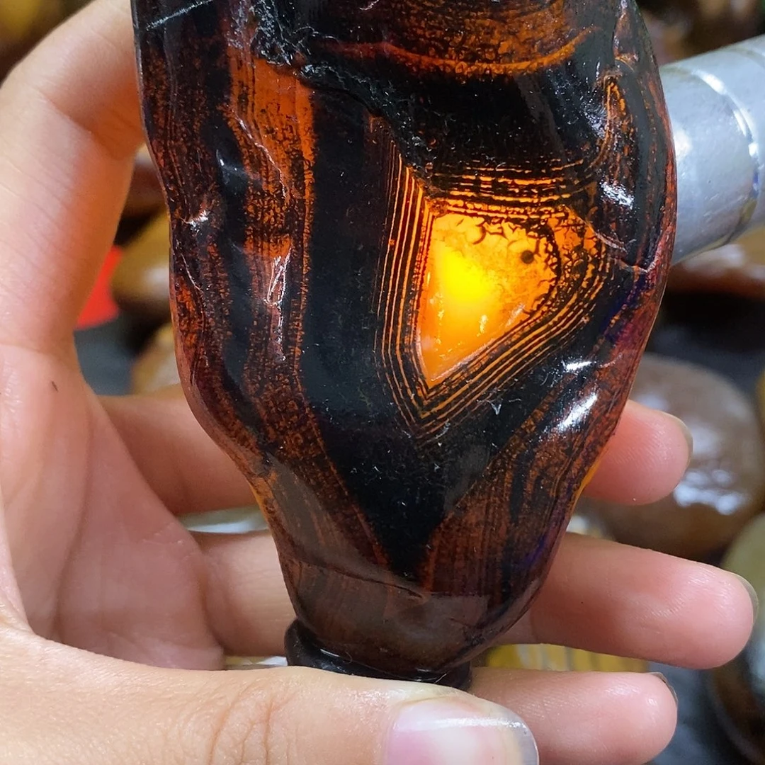 玛瑙/玉髓未镶嵌手把件