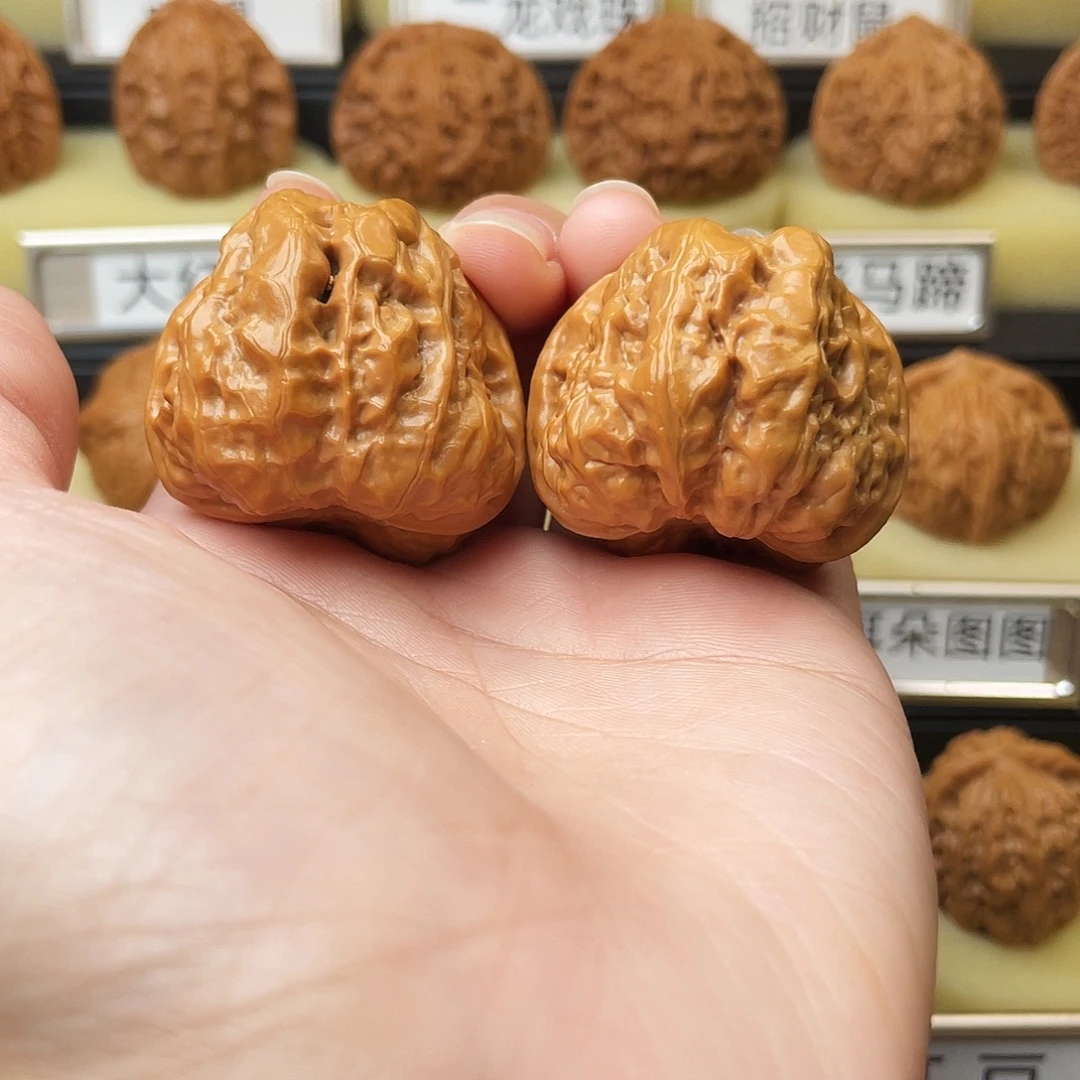 吊坠文玩核桃蛤蟆37尺967