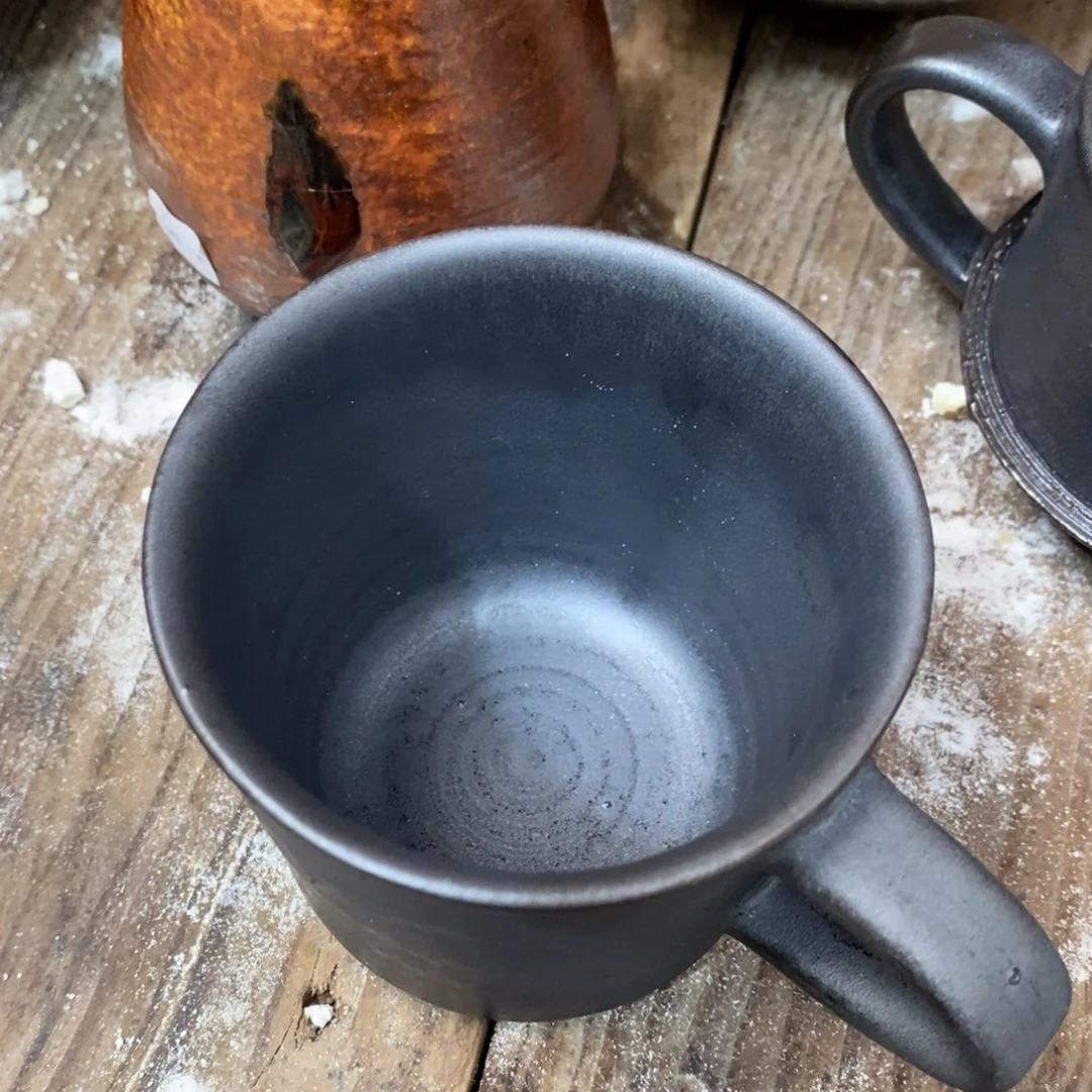 五***岳浪鬼柴烧，秞陶美器