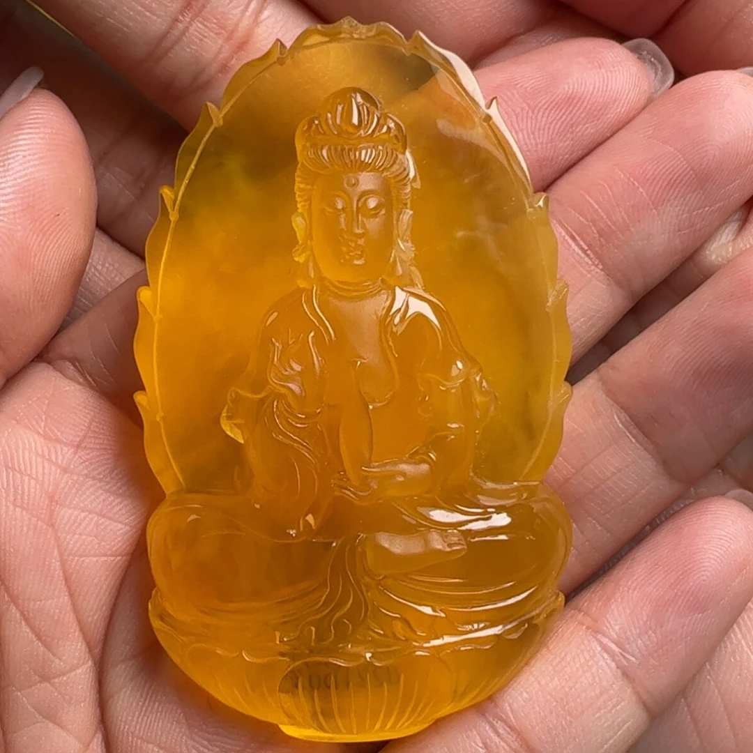 蜜蜡毛衣链未镶嵌无优化