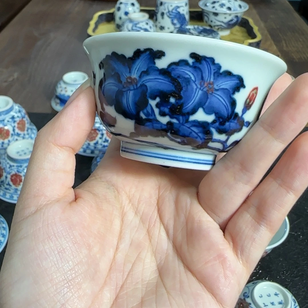和然窑百合花撇口