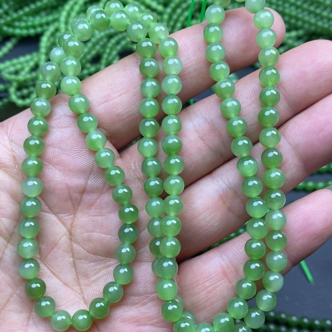 和田玉（碧玉）未镶嵌项链