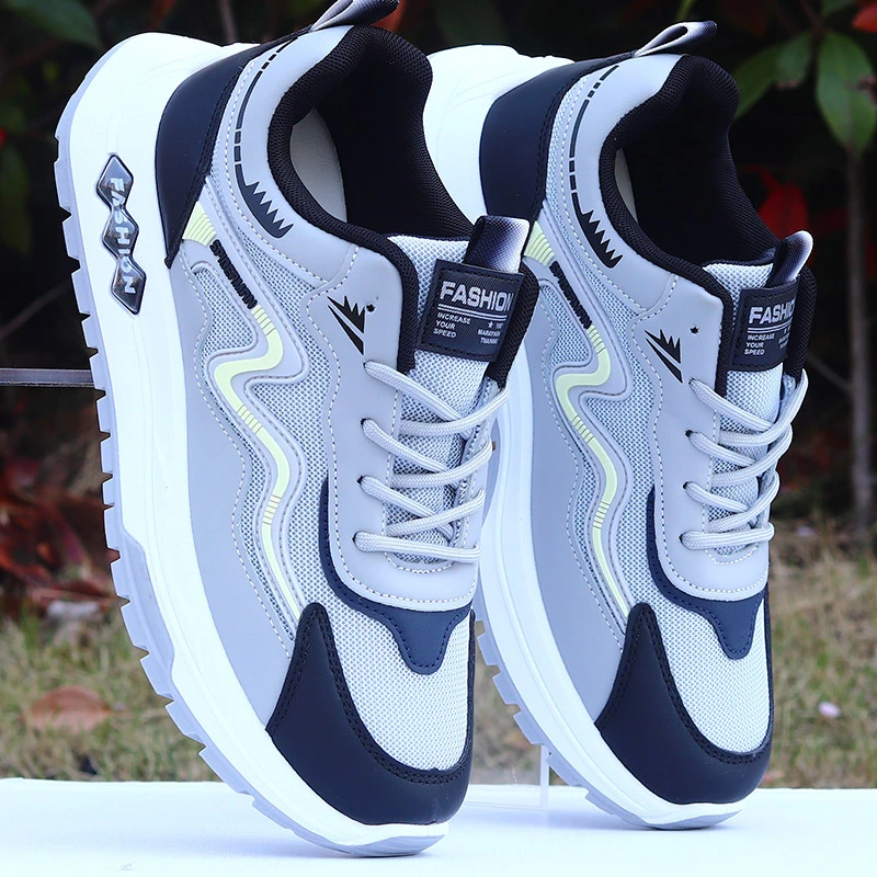 韩版时尚休闲鞋男鞋透气防臭老爹鞋夏季百搭网红潮鞋运动休闲板鞋