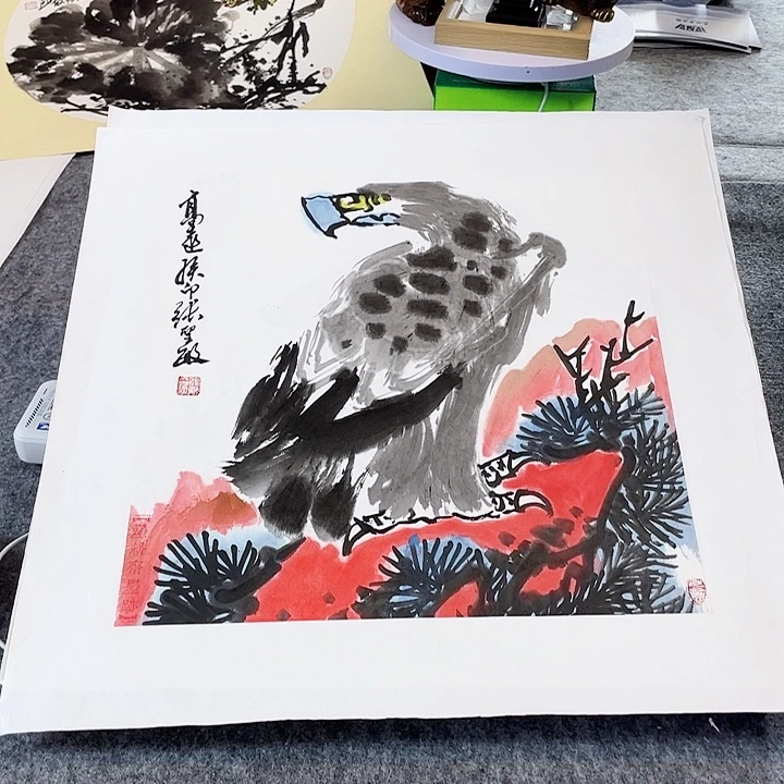 国画张圣敏先生纯手绘作品