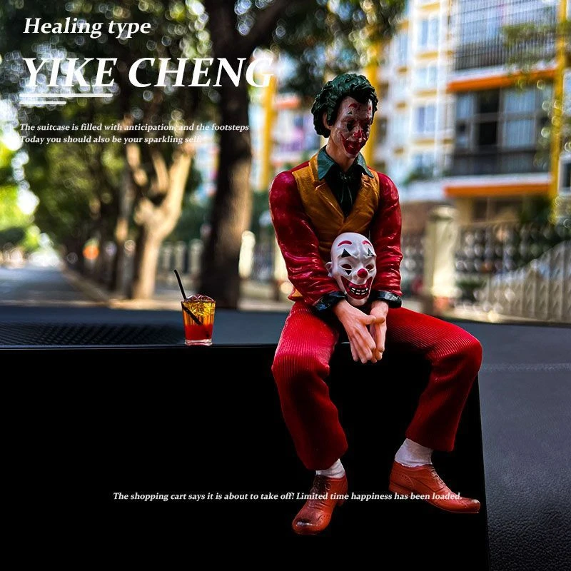 【孤独万岁】希斯莱杰车载坐姿小丑摆件汽车摆件车顶摆件小丑手办