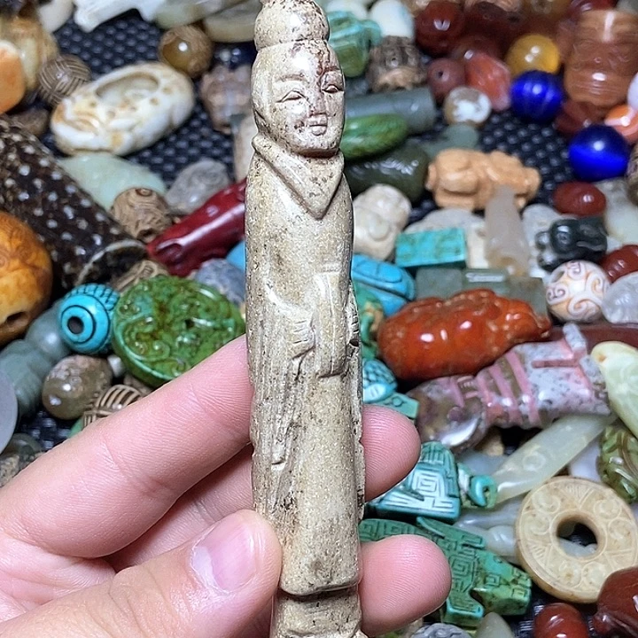 和田玉未镶嵌颈饰173