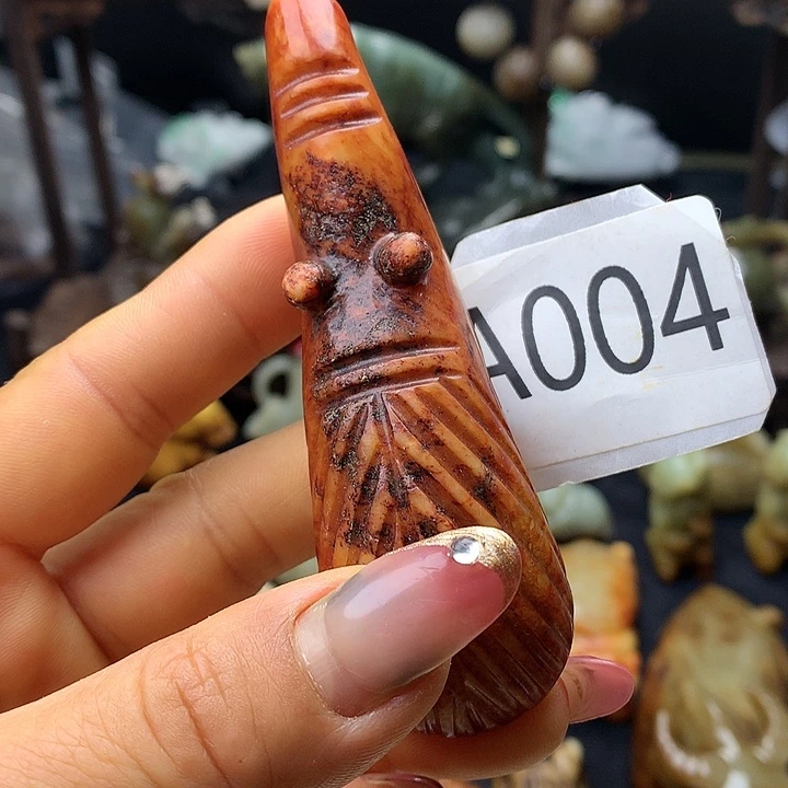 和田玉未镶嵌车挂