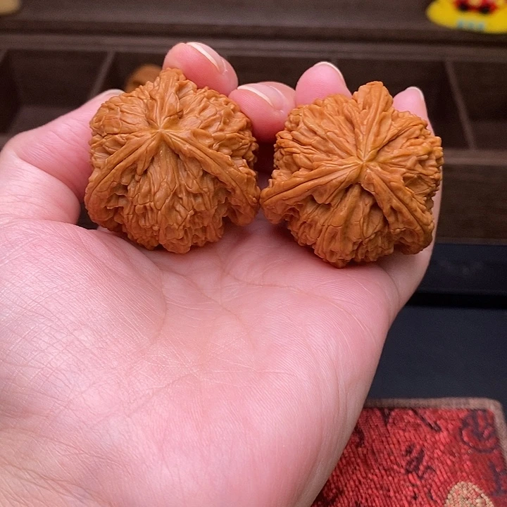 正***长把件文玩核桃白奔