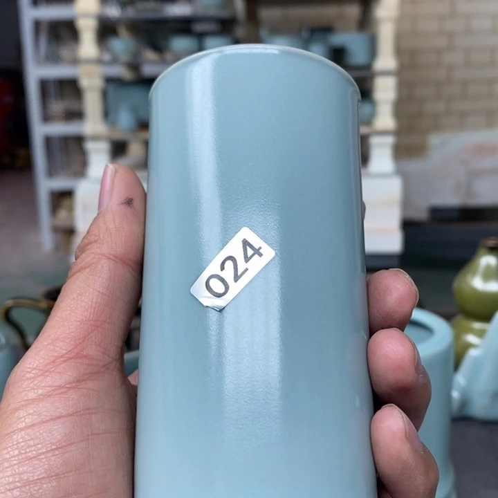 摆件不*抱朴汝瓷仿古微瑕