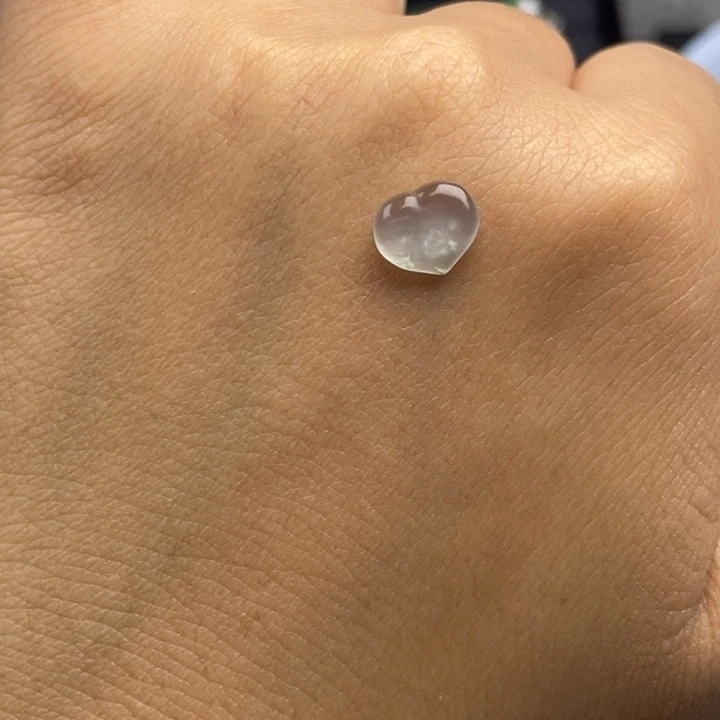 翡翠裸石心形裸石