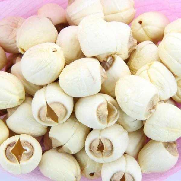 肥西本地正宗易煮取芯通芯白莲子太空莲莲子