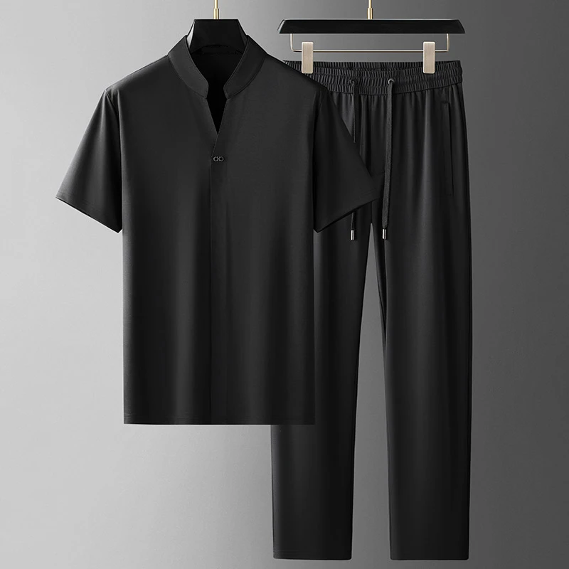 JOZDICE/纪治迪哲运动套装男士夏季凉感潮流速干活力运动服套装