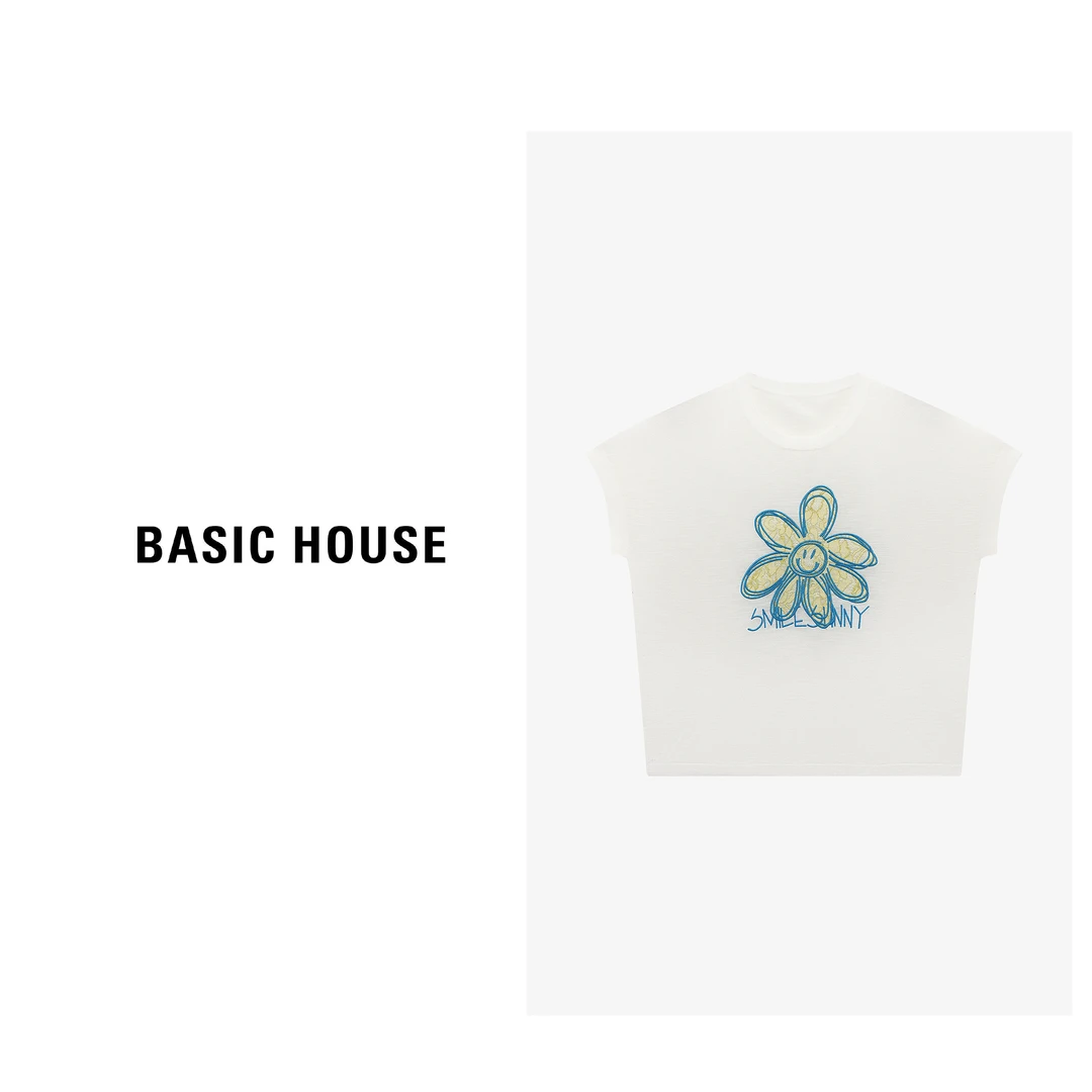 Basic House/百家好轻奢时尚休闲印花潮流百搭针织衫-B0625B58452