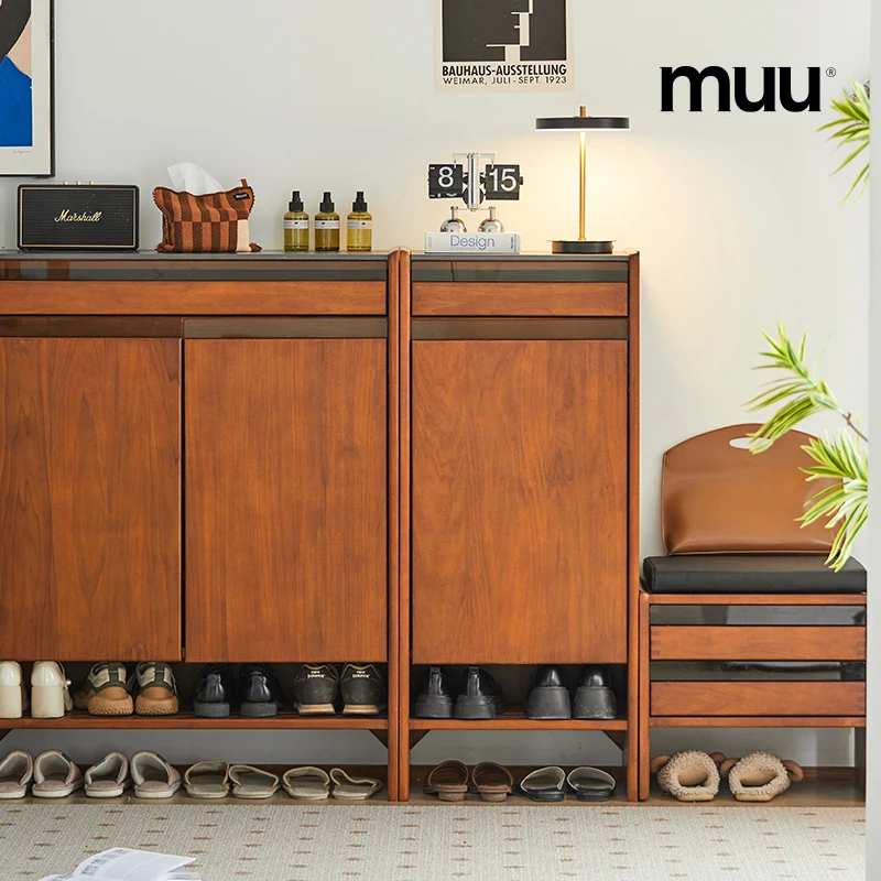 【四季鞋柜】MUU北欧实木鞋柜家用小户型入户门口玄关大容量收纳