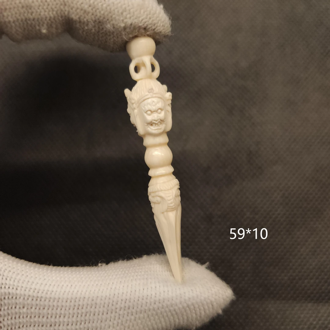 【叶】金刚杵猛犸牙工艺品A01351 A01352 A01353 A01355