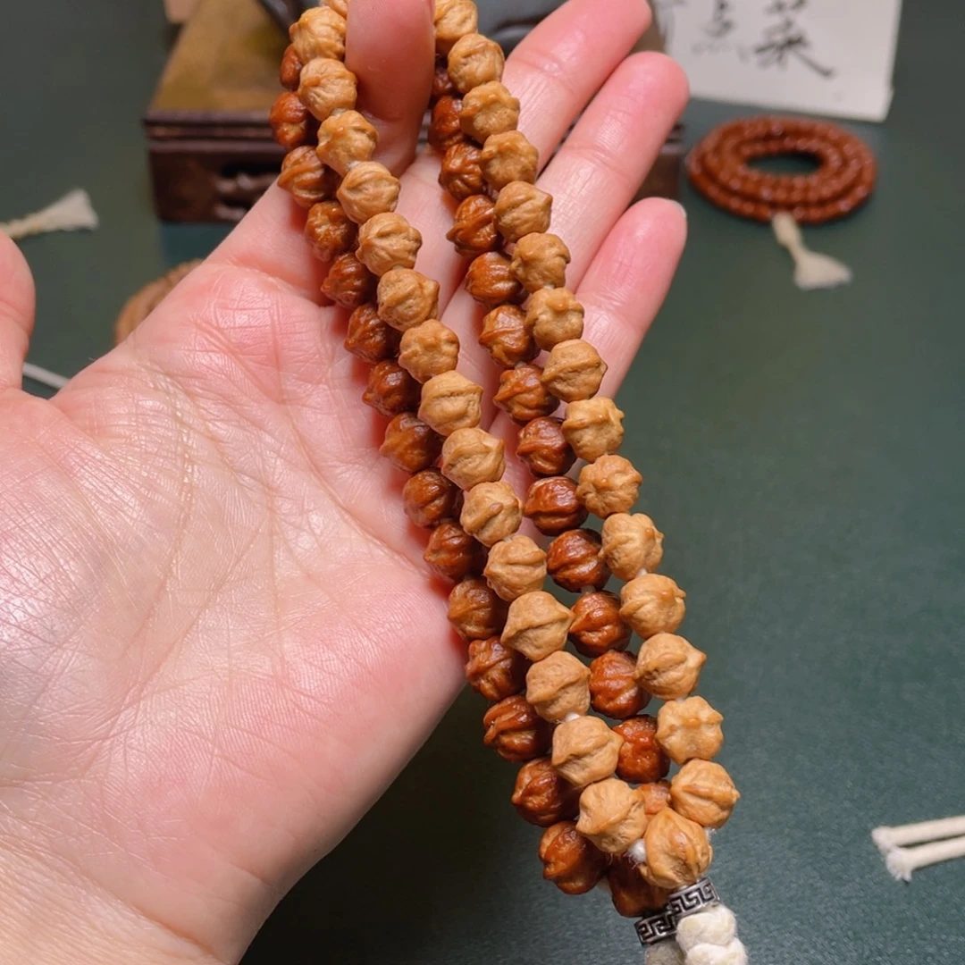 柏香籽/百香籽吊坠白牙横打手持