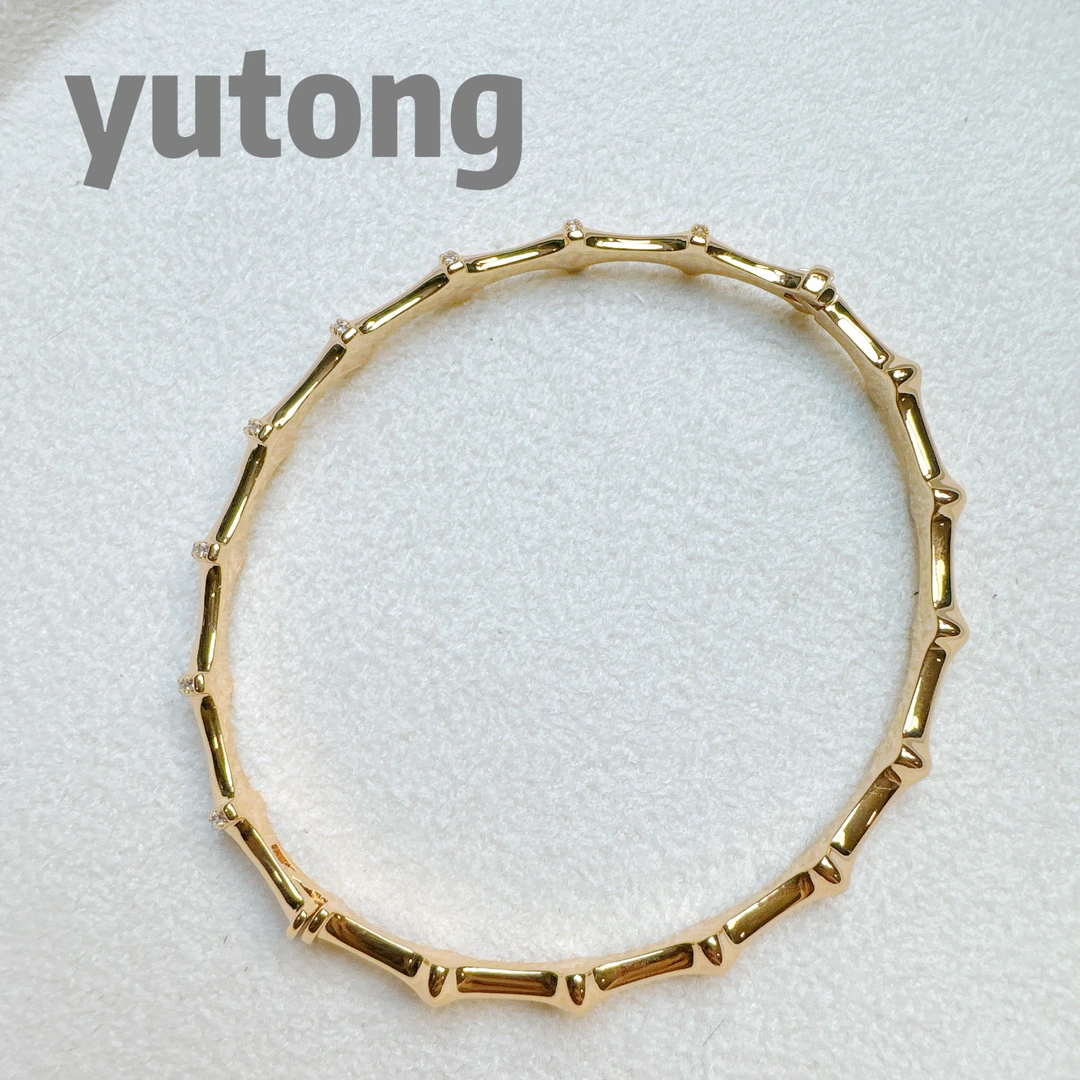 铜合金合成锆石手镯 【雨桐轻奢饰品】设计款手镯YT02480#2