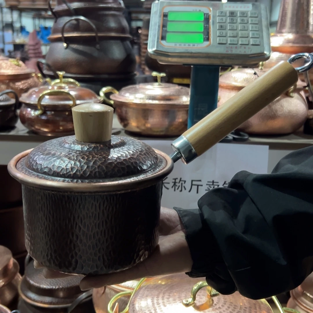 16cm侧把直筒汤锅燃气。