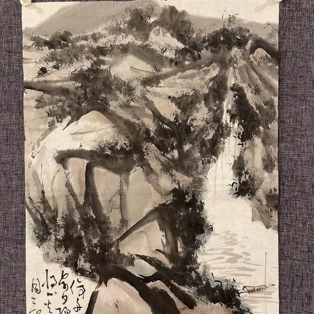 国画雷公老师作品画作
