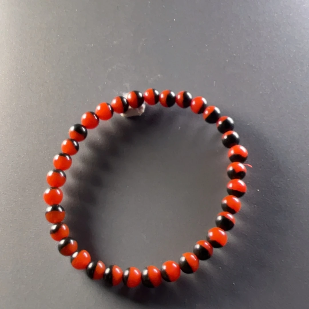 南红玛瑙天然原矿杨柳冷水河相思豆单圈未镶嵌