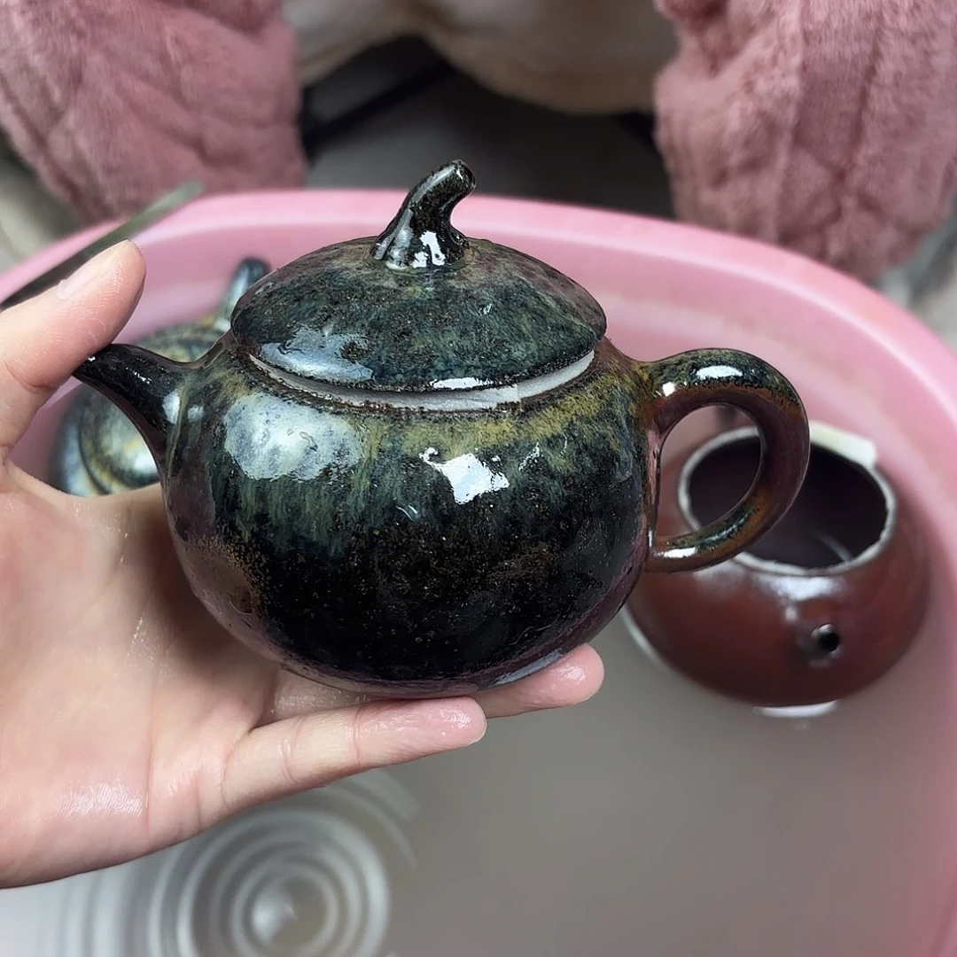 壶钢****2柴烧紫砂西施壶