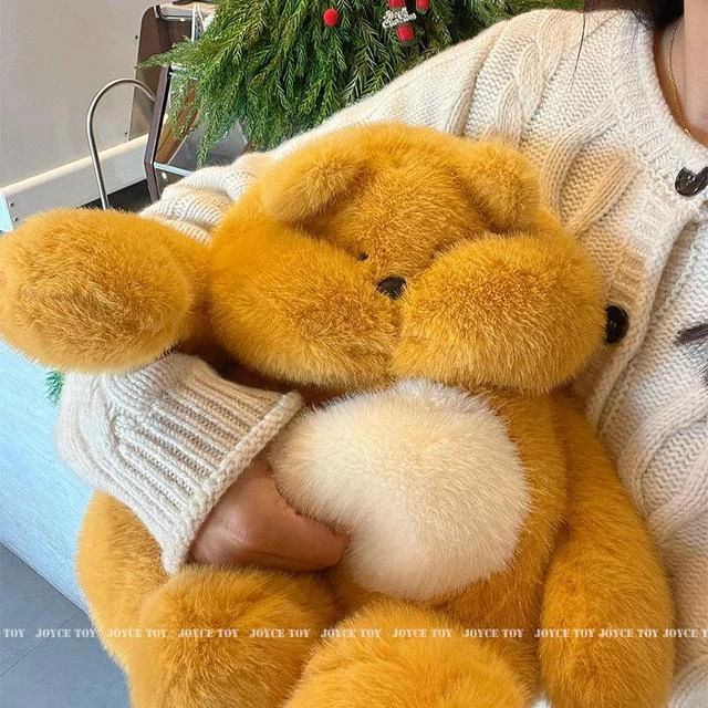 鼻涕熊辛安小B熊和a兔熊兔夫妇毛绒公仔玩偶小熊捂手抱枕礼物