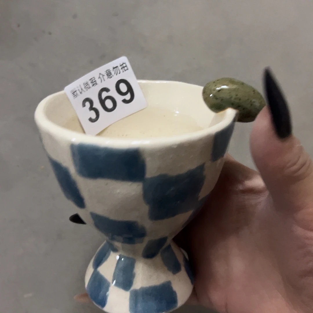 搪瓷微瑕橄榄杯一个369