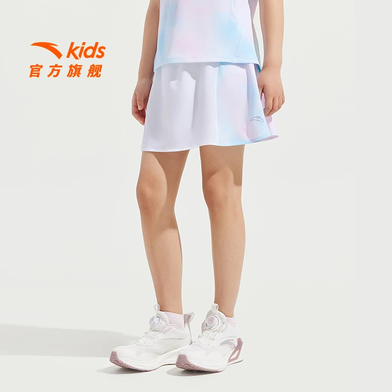 安踏儿童女大童短裙2025出游穿搭透气舒适时尚运动半裙/362525302
