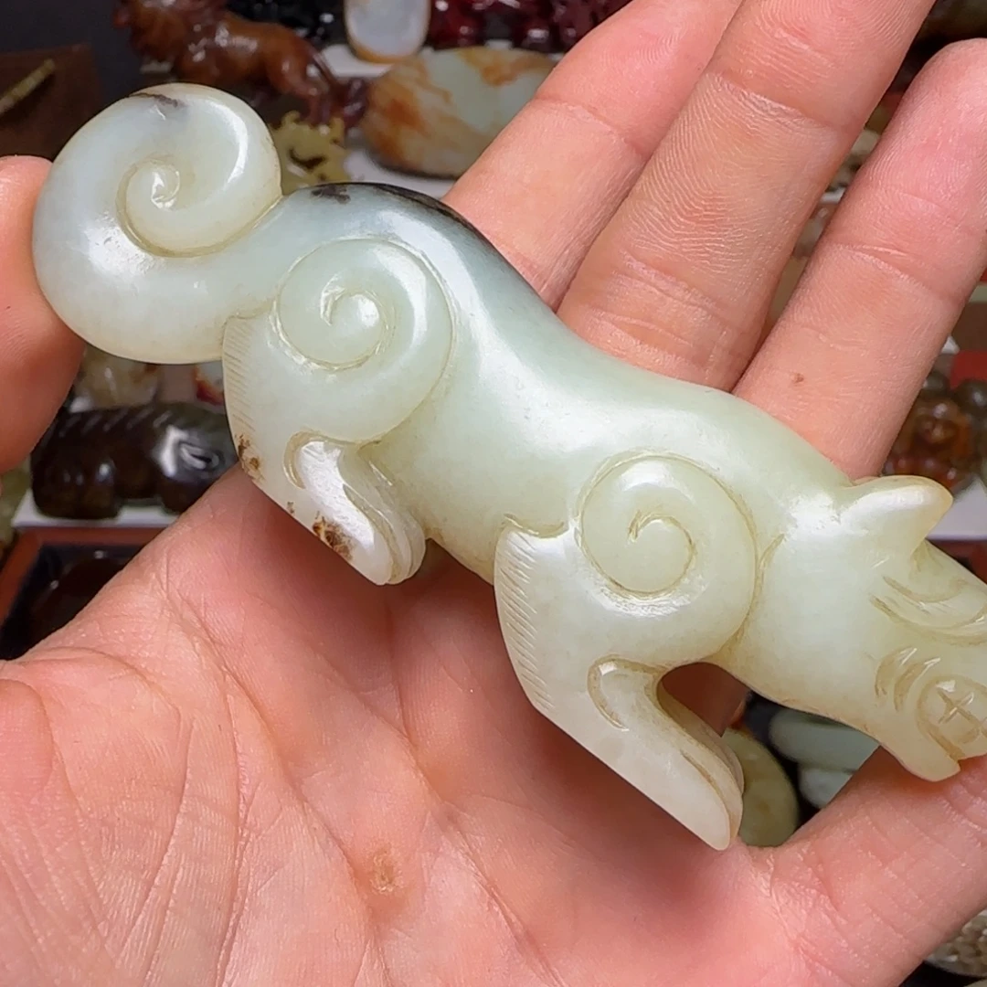 陈***庆和田玉未镶嵌挂件
