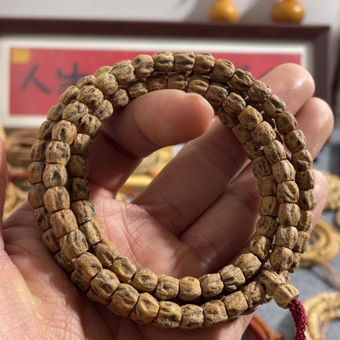 柏香籽/百香籽吊坠红芽高油密多棱顺6+