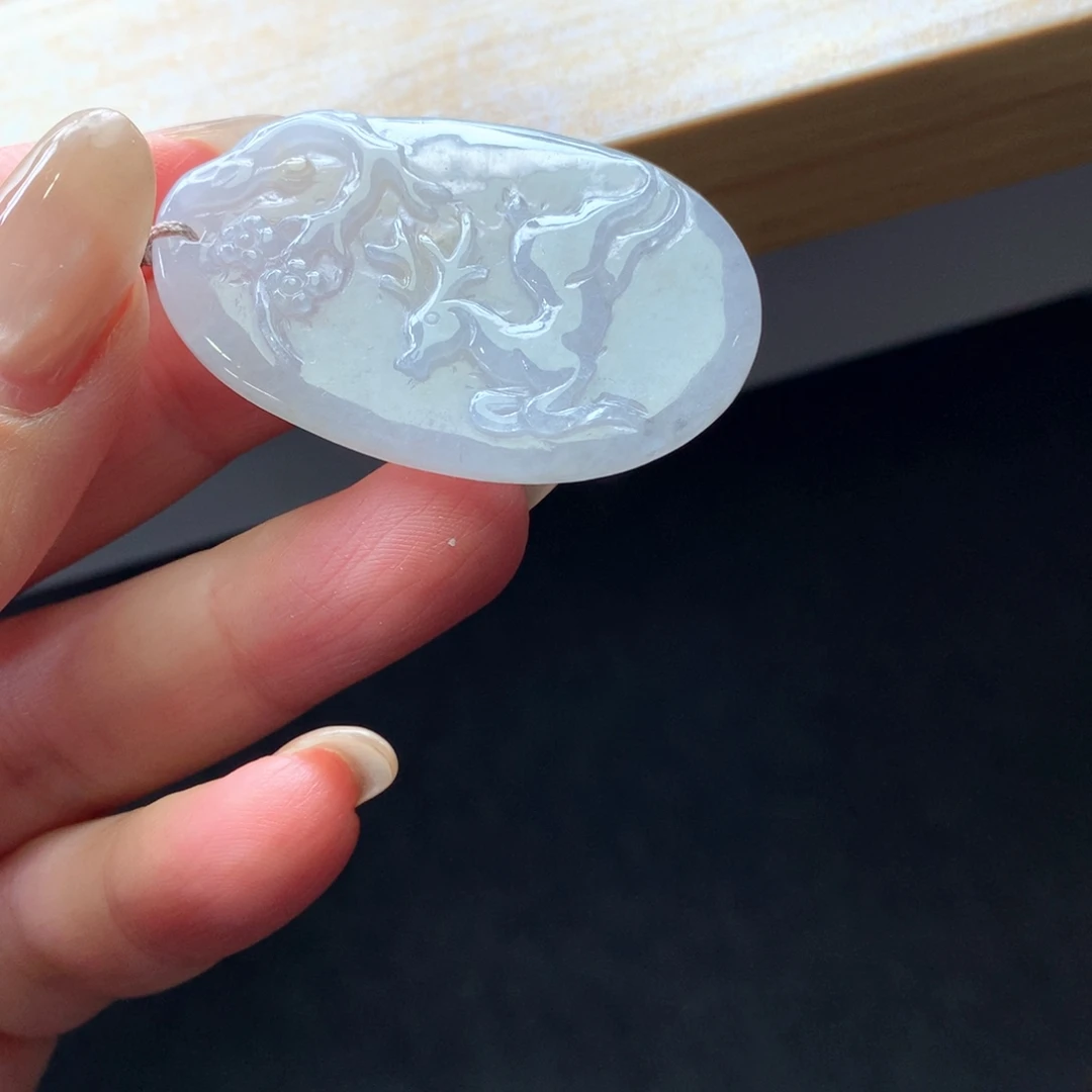 翡翠未镶嵌颈饰吊坠