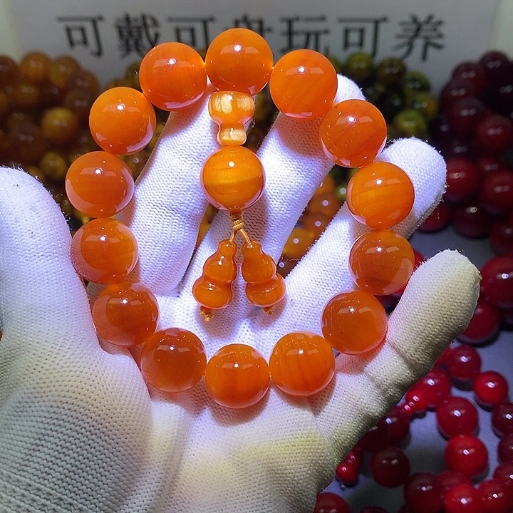 手串/手链松木（琥珀木）1.6 包浆高货