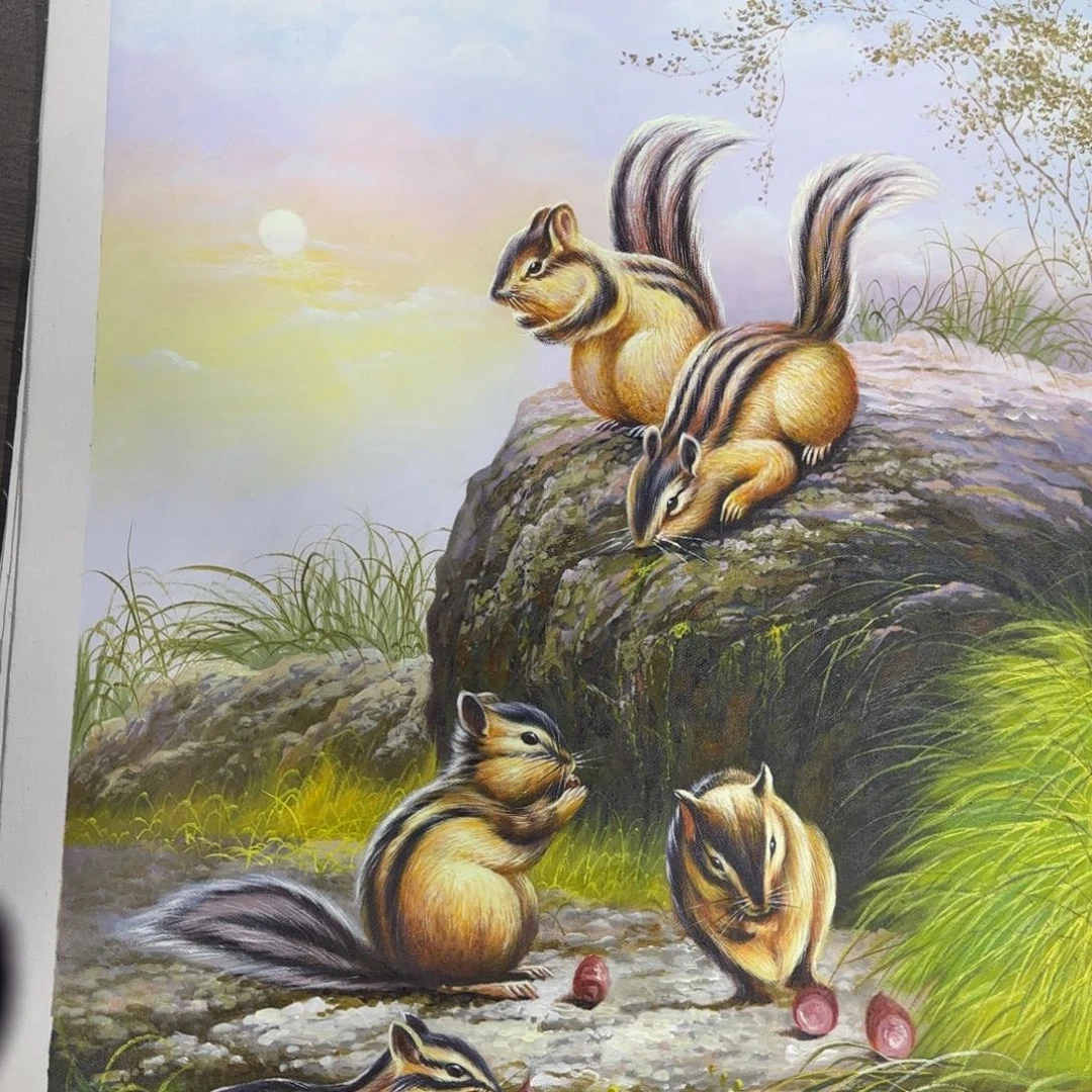 油画加油加油努力加油加油