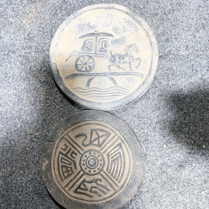瓦当摆件摆件茶桌茶台陶瓷