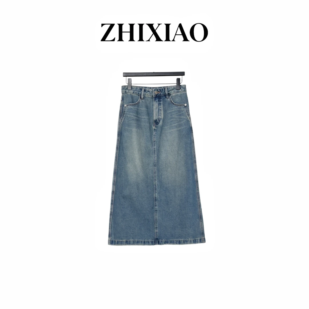 【ZHIXIAO】夏季新款：牛仔半裙88005