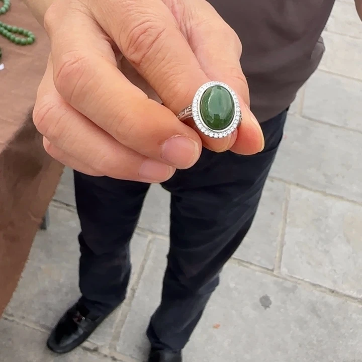 和田玉（糖玉）戒指未镶嵌