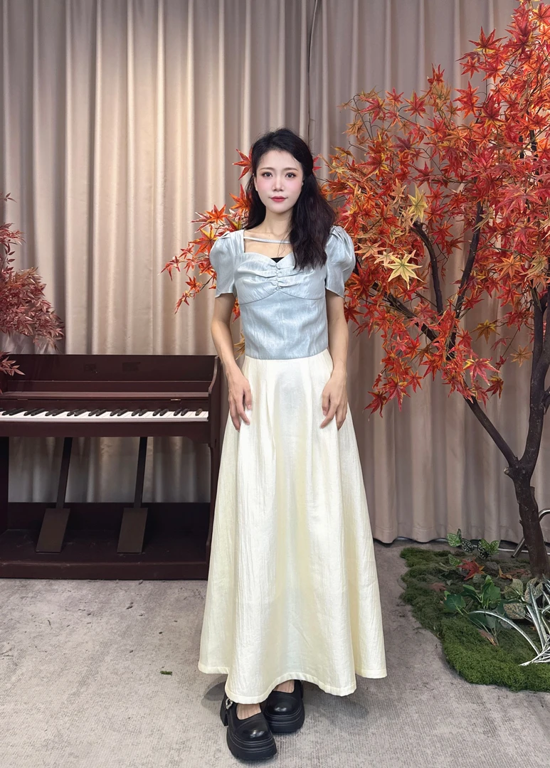 百搭显瘦夏季气质复古上衣 BXQ422201+BSS421216