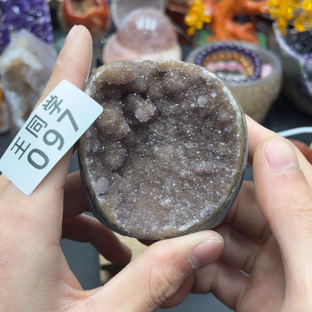 紫晶水晶摆件未镶嵌97