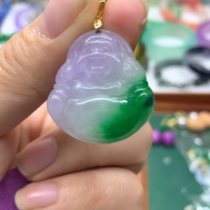 颈饰未镶嵌翡翠吊坠