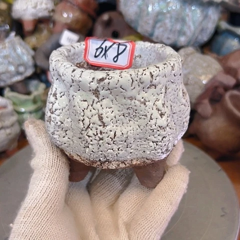 粗陶花盆手工花盆制作就这样