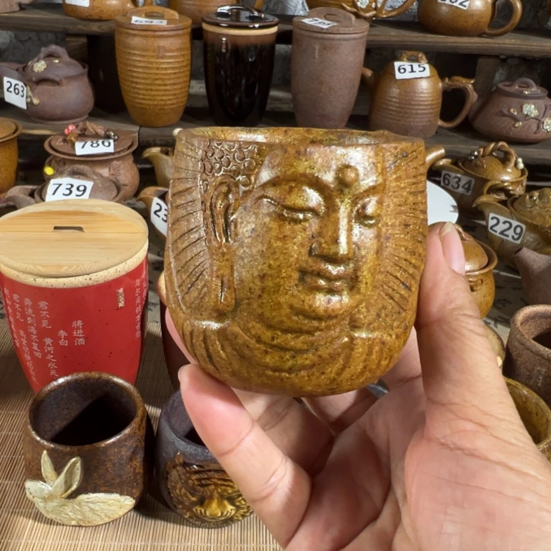 缸120 毫升原谷烧高温粗瓷