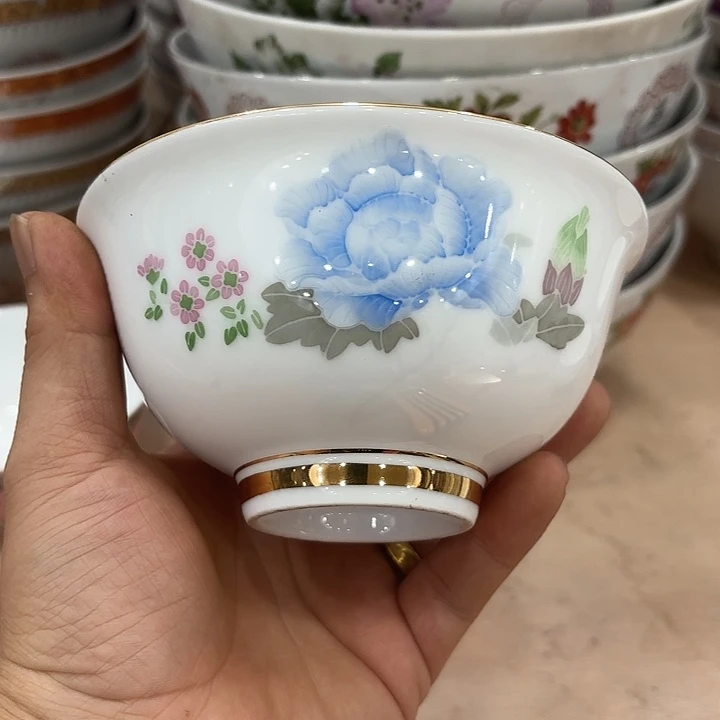 米饭，碗，米饭，碗，手绘