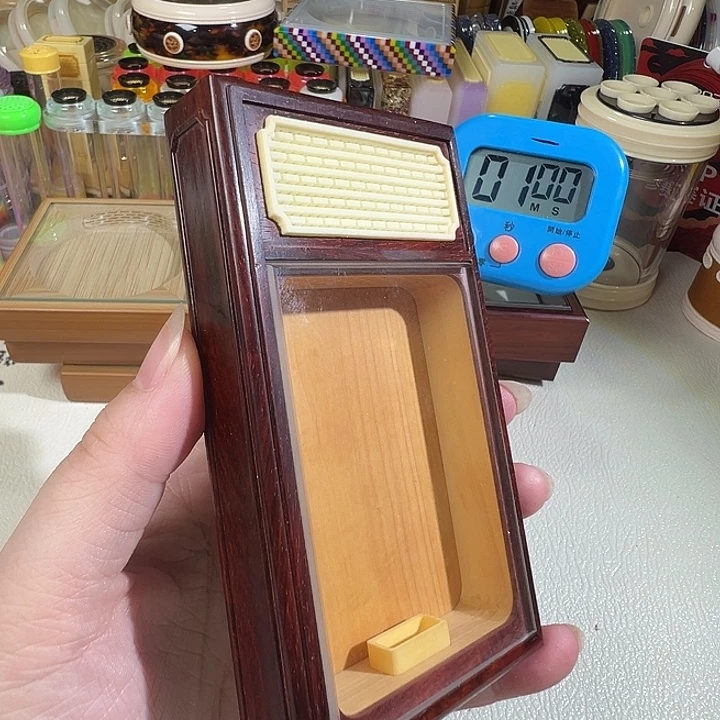 小叶紫檀黄龄盒漂亮合适