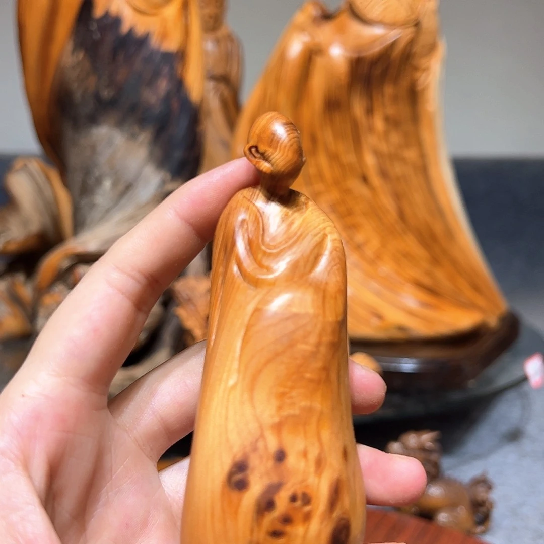 柏木崖柏木手把件摆件