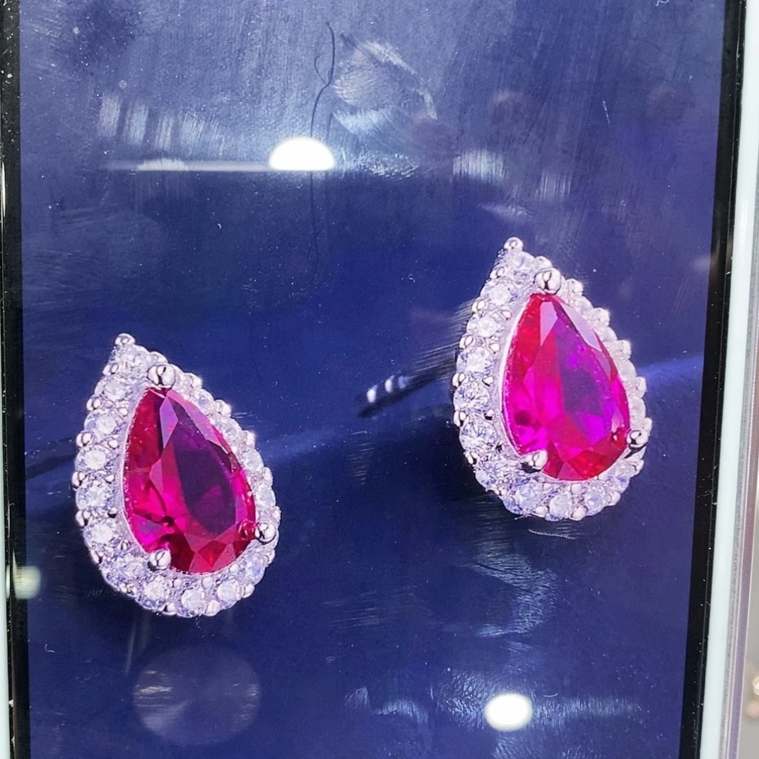 925银培育彩宝首饰