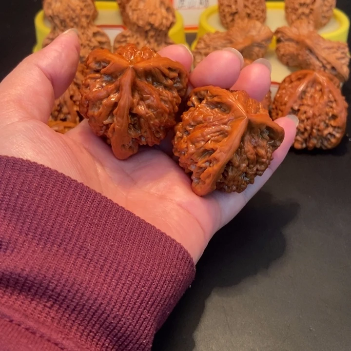 文玩核桃把件流****德工艺